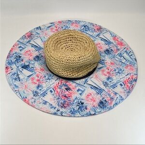 NWOT Lilly Pulitzer Beach hat in Sea to Shining Sea